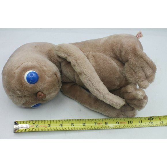 🡣$ Vintage 1982 E.T. Plush 12" E.T. Plush Stuffed Animal Toy Showtime Alien - Picture 8 of 8